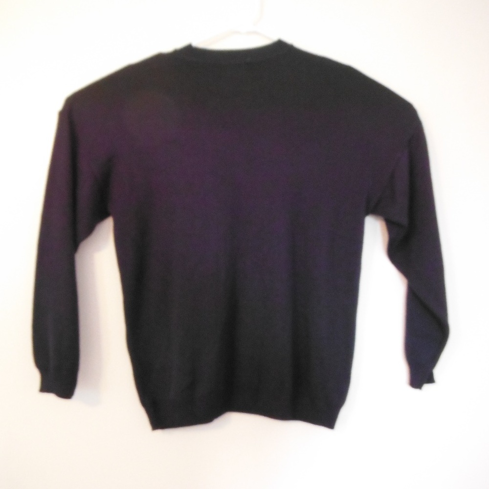 Mens Tag Sport American Flag Navy Blue Sweater / M - Picture 3 of 8